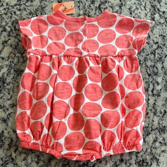 Primary Bubble Bold Dots Romper - Picture 6 of 6